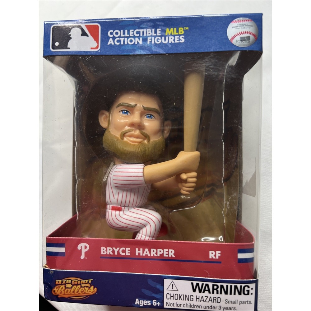 Party Animal Bryce Harper Big Shot Ballers Phillies MLB Figure BS17 Boxed